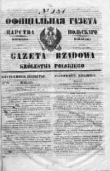 Gazeta Rządowa Królestwa Polskiego 1853 II, No 134
