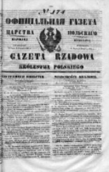 Gazeta Rządowa Królestwa Polskiego 1853 III, No 174