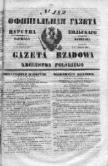 Gazeta Rządowa Królestwa Polskiego 1853 III, No 182