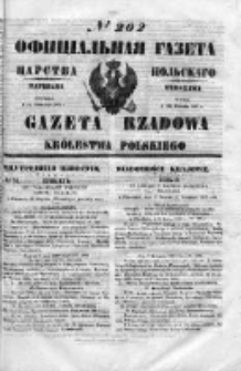 Gazeta Rządowa Królestwa Polskiego 1853 III, No 202