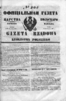 Gazeta Rządowa Królestwa Polskiego 1853 III, No 205