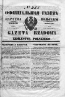 Gazeta Rządowa Królestwa Polskiego 1853 III, No 211