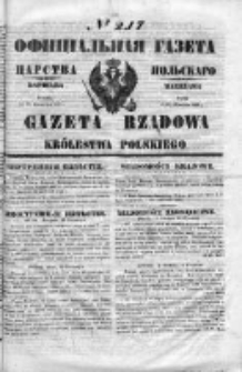 Gazeta Rządowa Królestwa Polskiego 1853 III, No 217