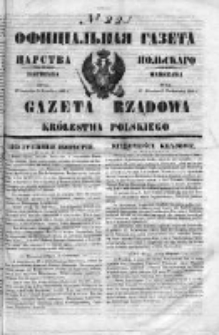 Gazeta Rządowa Królestwa Polskiego 1853 IV, No 221