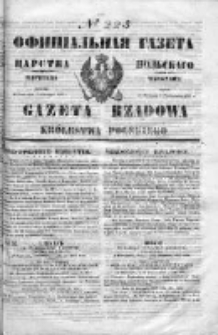 Gazeta Rządowa Królestwa Polskiego 1853 IV, No 223