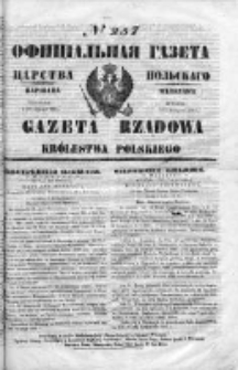 Gazeta Rządowa Królestwa Polskiego 1853 IV, No 257