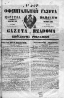 Gazeta Rządowa Królestwa Polskiego 1853 IV, No 267