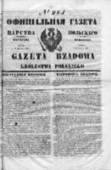 Gazeta Rządowa Królestwa Polskiego 1853 IV, No 281