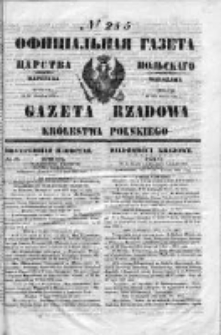 Gazeta Rządowa Królestwa Polskiego 1853 IV, No 285