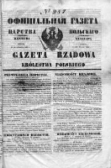 Gazeta Rządowa Królestwa Polskiego 1853 IV, No 287