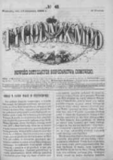 Tygodnik Mód i Powieści. Pismo ilustrowane dla kobiet 1862 IV, No 40