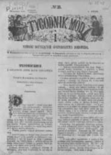 Tygodnik Mód i Powieści. Pismo ilustrowane dla kobiet 1866 III, No 35