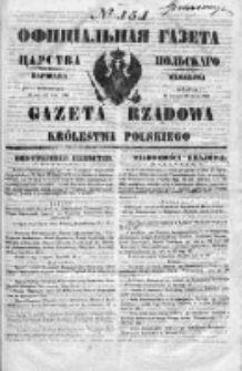 Gazeta Rządowa Królestwa Polskiego 1849 III, No 151