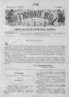 Tygodnik Mód i Powieści. Pismo ilustrowane dla kobiet 1866 IV, No 48