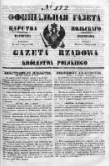 Gazeta Rządowa Królestwa Polskiego 1849 III, No 172