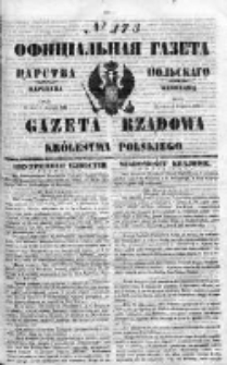 Gazeta Rządowa Królestwa Polskiego 1849 III, No 173
