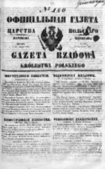 Gazeta Rządowa Królestwa Polskiego 1849 III, No 180