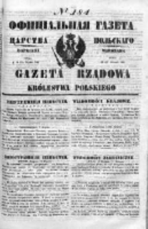 Gazeta Rządowa Królestwa Polskiego 1849 III, No 184
