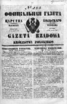 Gazeta Rządowa Królestwa Polskiego 1849 III, No 185