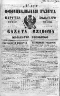 Gazeta Rządowa Królestwa Polskiego 1849 III, No 187