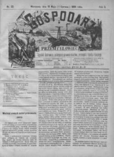 Gospodarz i Przemysłowiec 1889 II, Nr 22