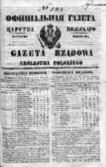 Gazeta Rządowa Królestwa Polskiego 1849 III, No 198