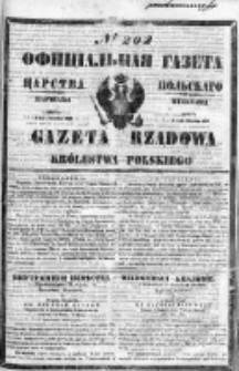 Gazeta Rządowa Królestwa Polskiego 1849 III, No 202