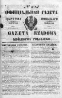 Gazeta Rządowa Królestwa Polskiego 1849 IV, No 241