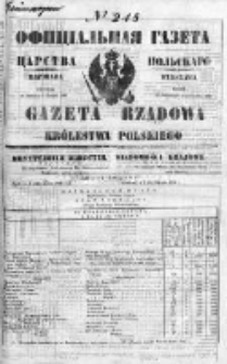 Gazeta Rządowa Królestwa Polskiego 1849 IV, No 248