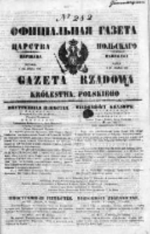 Gazeta Rządowa Królestwa Polskiego 1849 IV, No 282
