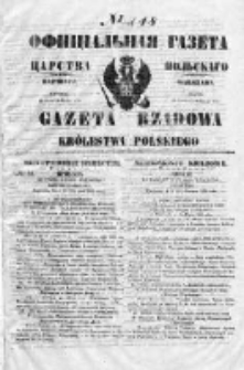 Gazeta Rządowa Królestwa Polskiego 1850 III, No 148