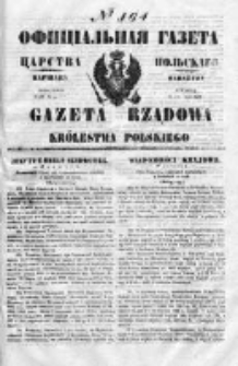 Gazeta Rządowa Królestwa Polskiego 1850 III, No 164