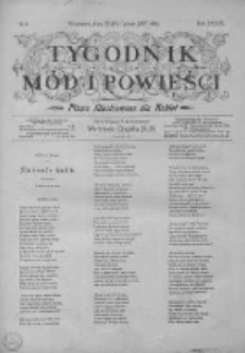 Tygodnik Mód i Powieści. Pismo ilustrowane dla kobiet z dodatkiem Ubiory i Roboty 1897 I, No 9