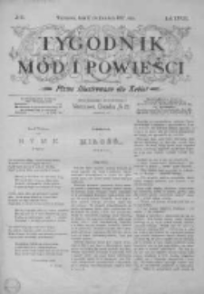 Tygodnik Mód i Powieści. Pismo ilustrowane dla kobiet z dodatkiem Ubiory i Roboty 1897 II, No 16