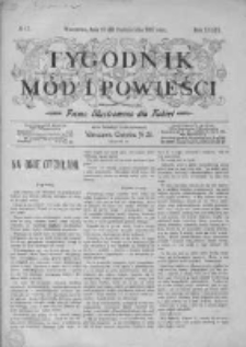 Tygodnik Mód i Powieści. Pismo ilustrowane dla kobiet z dodatkiem Ubiory i Roboty 1897 IV, No 43