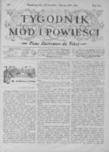 Tygodnik Mód i Powieści. Pismo ilustrowane dla kobiet z dodatkiem Ubiory i Roboty 1899 I, No 5