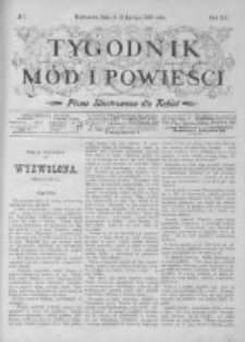 Tygodnik Mód i Powieści. Pismo ilustrowane dla kobiet z dodatkiem Ubiory i Roboty 1899 I, No 7
