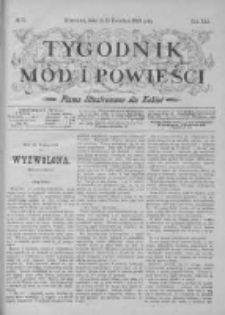 Tygodnik Mód i Powieści. Pismo ilustrowane dla kobiet z dodatkiem Ubiory i Roboty 1899 II, No 15