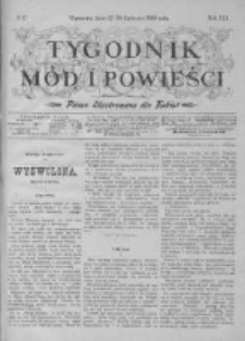 Tygodnik Mód i Powieści. Pismo ilustrowane dla kobiet z dodatkiem Ubiory i Roboty 1899 II, No 17