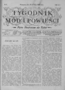 Tygodnik Mód i Powieści. Pismo ilustrowane dla kobiet z dodatkiem Ubiory i Roboty 1899 II, No 21
