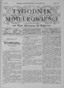 Tygodnik Mód i Powieści. Pismo ilustrowane dla kobiet z dodatkiem Ubiory i Roboty 1899 II, No 26
