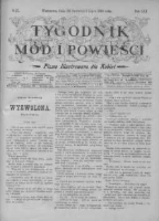 Tygodnik Mód i Powieści. Pismo ilustrowane dla kobiet z dodatkiem Ubiory i Roboty 1899 II, No 27