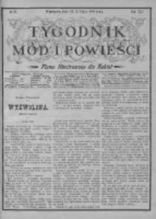 Tygodnik Mód i Powieści. Pismo ilustrowane dla kobiet z dodatkiem Ubiory i Roboty 1899 III, No 30