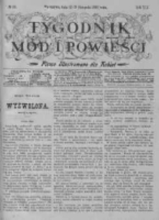 Tygodnik Mód i Powieści. Pismo ilustrowane dla kobiet z dodatkiem Ubiory i Roboty 1899 III, No 33