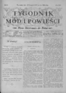 Tygodnik Mód i Powieści. Pismo ilustrowane dla kobiet z dodatkiem Ubiory i Roboty 1899 III, No 36