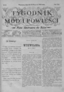 Tygodnik Mód i Powieści. Pismo ilustrowane dla kobiet z dodatkiem Ubiory i Roboty 1899 III, No 38