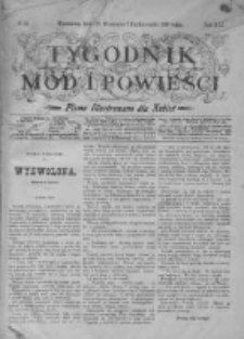 Tygodnik Mód i Powieści. Pismo ilustrowane dla kobiet z dodatkiem Ubiory i Roboty 1899 III, No 40