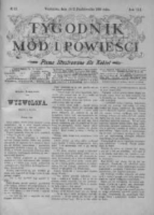 Tygodnik Mód i Powieści. Pismo ilustrowane dla kobiet z dodatkiem Ubiory i Roboty 1899 IV, No 42