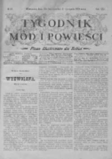 Tygodnik Mód i Powieści. Pismo ilustrowane dla kobiet z dodatkiem Ubiory i Roboty 1899 IV, No 45