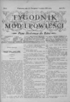 Tygodnik Mód i Powieści. Pismo ilustrowane dla kobiet z dodatkiem Ubiory i Roboty 1899 IV, No 48